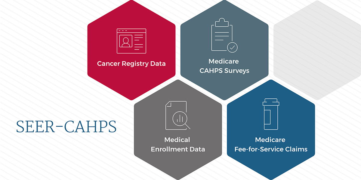 Graphic showing what is included in seer-cahps data
